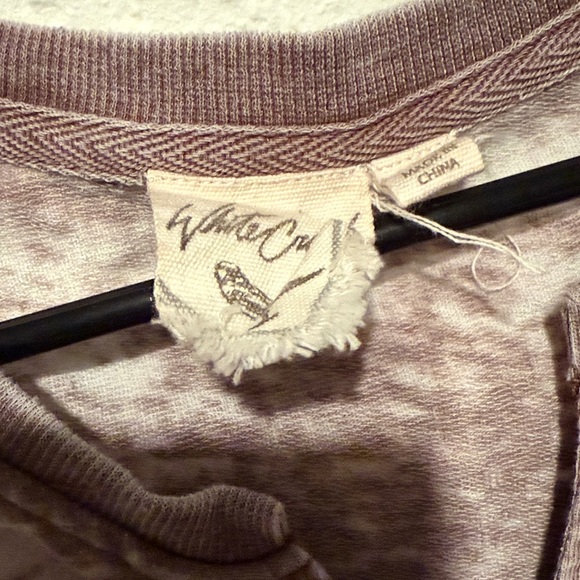 White Crow Lace Up Tank Top Dress Mauve Buckle Size XL Side Pockets Comfy Boho - Picture 3 of 7